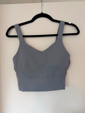 Lululemon Wunder Train Straight Strap Tank Top (Chambray, Size 6)